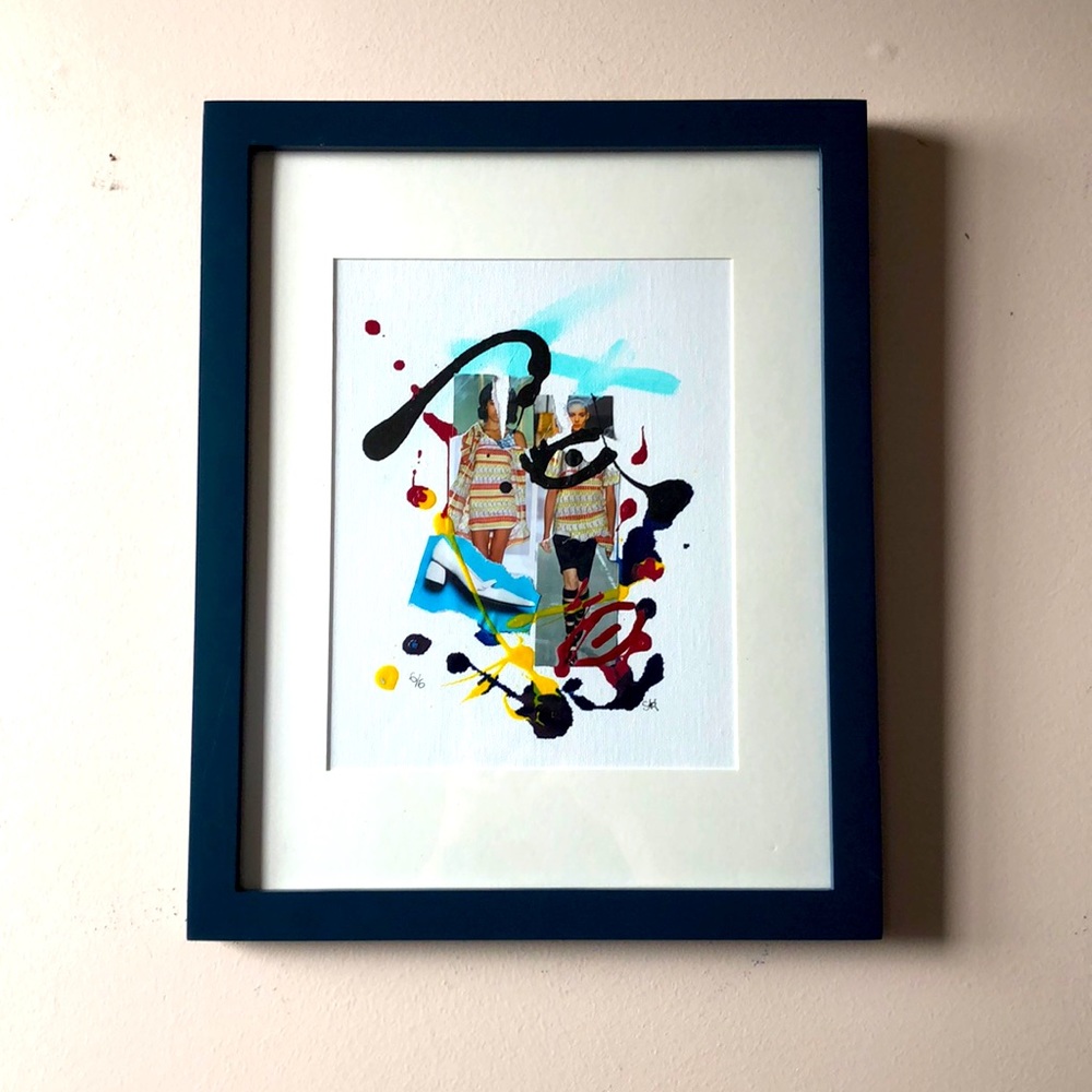 Original Ready-To-Hang Mixed Media Painting